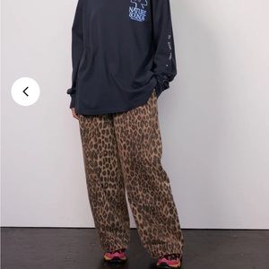 Damson Madder leopard rafe pants size UK 12 🐆